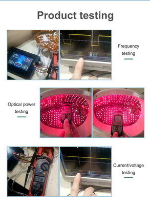 মস্তিষ্কের আঘাত পুনরুদ্ধারের জন্য LED 810nm ইনফ্রারেড ফটোবায়োমোডুলেশন হেলমেট